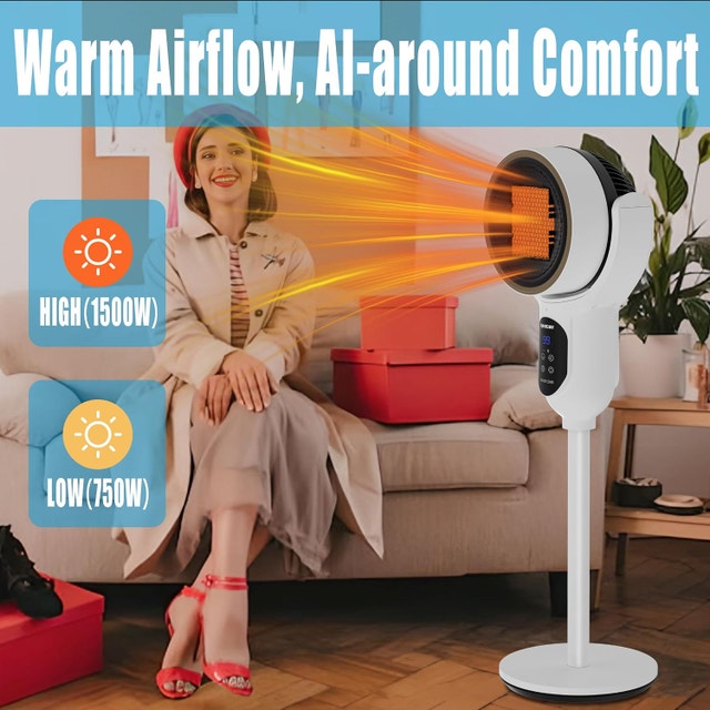 Space Heater for Indoor Use, Bedrooms, Offices - photo 4