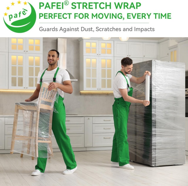 18" x 1500' Plastic Stretch/Shrink Wrap Roll - 70 Gauge - photo 2