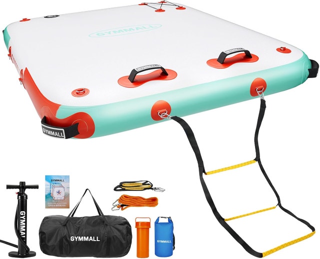 Inflatable Floating Dock Platform 6FT*5FT/ 8FT*6FT/