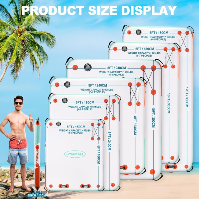 Inflatable Floating Dock Platform 6FT*5FT/ 8FT*6FT/ - photo 5