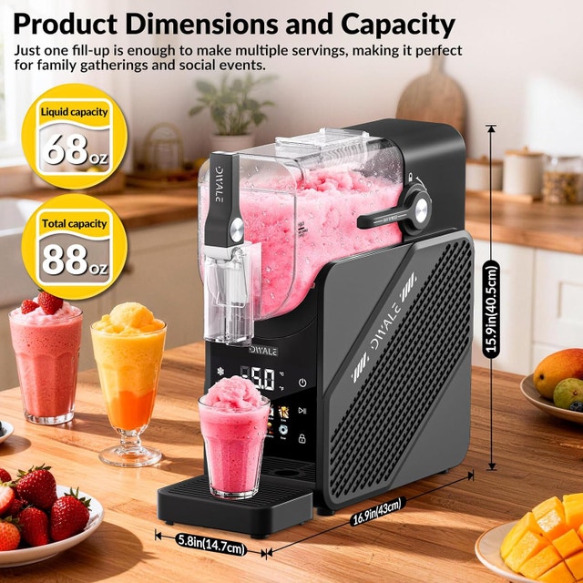 Slushy Machine 88 oz, 7-in-1 Slushie Machine for Home - photo 2