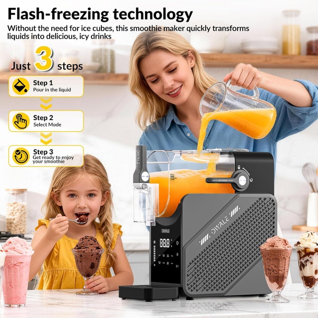 Slushy Machine 88 oz, 7-in-1 Slushie Machine for Home - photo 4