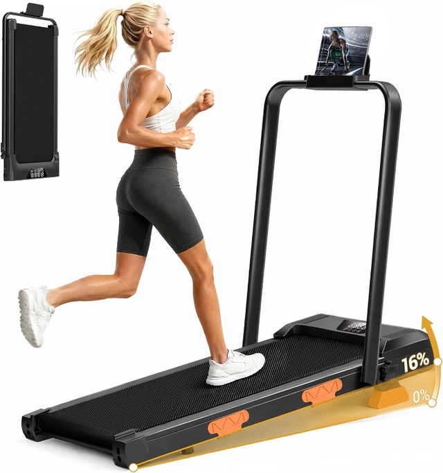 15% Incline Walking Pad Treadmill for Home