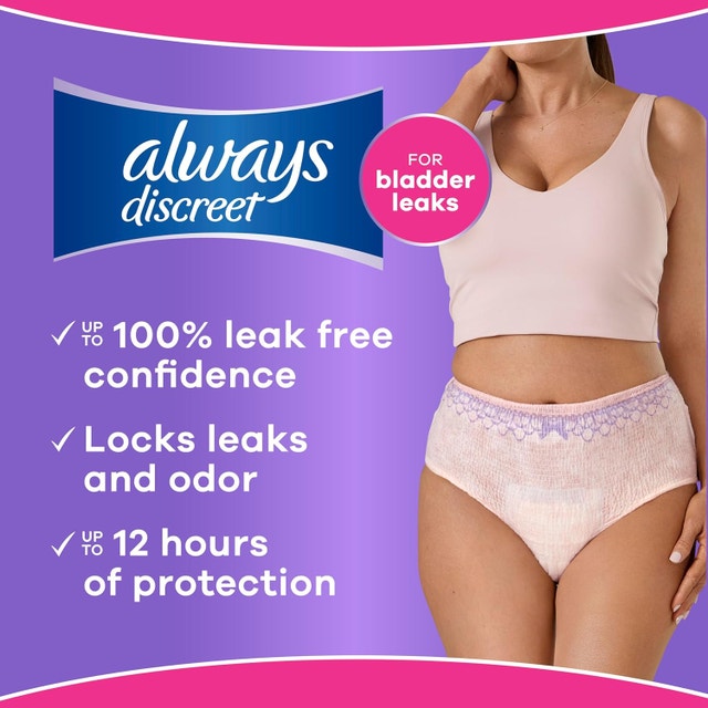 Always Discreet, Reimagined Adult Diapers for Women - photo 5