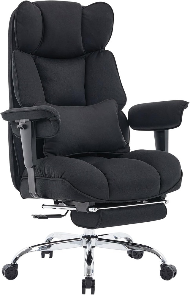 Efomao Executive Office Chair, Black Mesh Fabric Big - photo 2