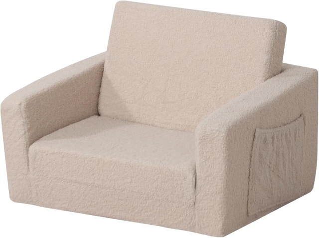 Kids Sofa Bed, 2 in 1 Fold Out Children's Sofa - photo 4