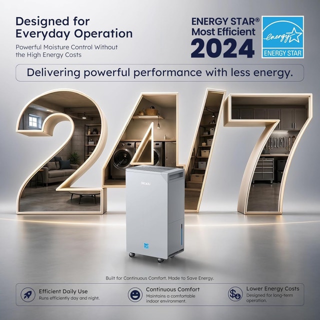 3500 Sq.Ft Energy Star Most Efficient 2024 Dehumidifier - photo 4