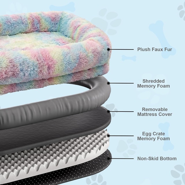 Human Dog Bed XL 200 x 112 x 31cm (79"x44"x12.5") - photo 4