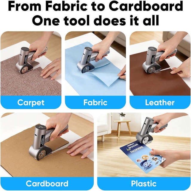 5-Speed Cordless Electric Scissors, Box Cutter - photo 2
