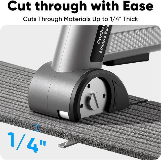5-Speed Cordless Electric Scissors, Box Cutter - photo 4