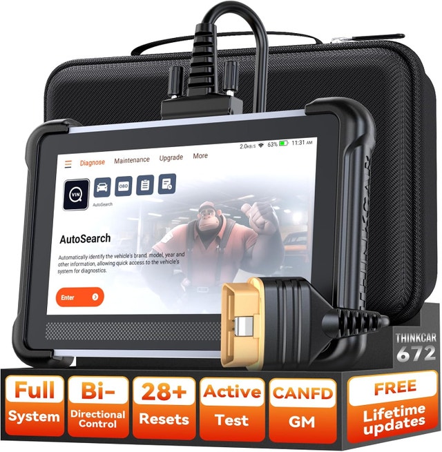 THINKCAR THINKSCAN 672 Bidirectional Scan Tool, Full