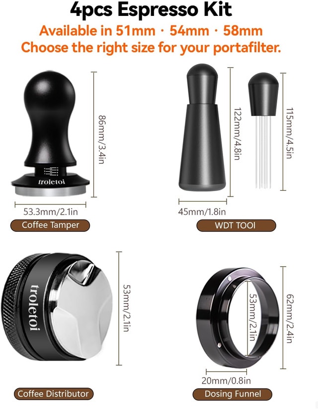Premium Espresso Accessories Kit, 53.3mm Espresso - photo 2