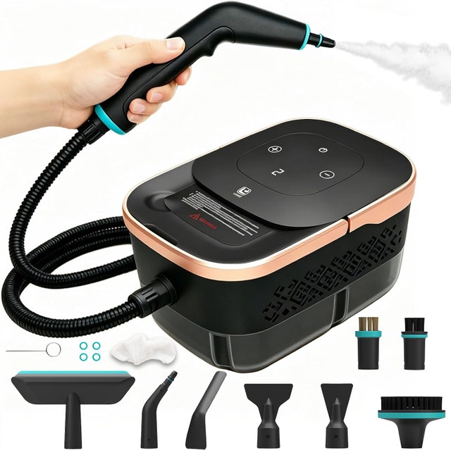 2500W Handheld Steam Cleaner, 6-Speed Portable Steamer