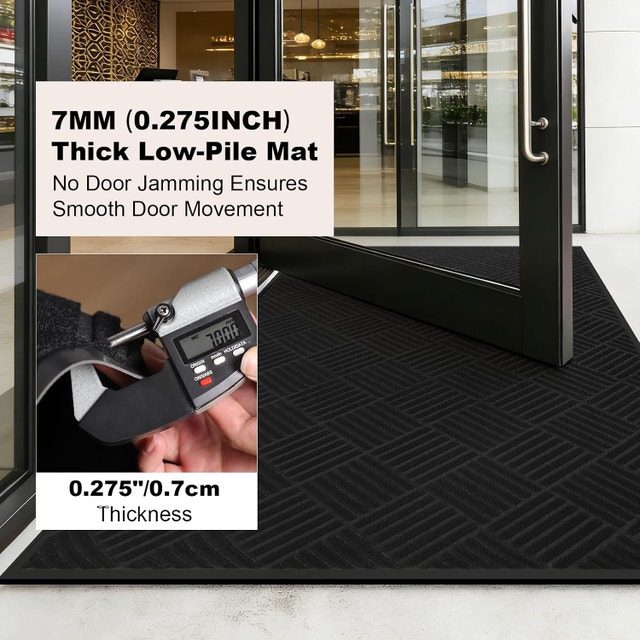 3' x 5' Indoor Outdoor Door Mat, Heavy Duty Commercial - photo 4