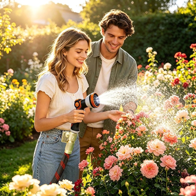 Expandable Garden Hose 25FT Lightweight Watering Hose - photo 2