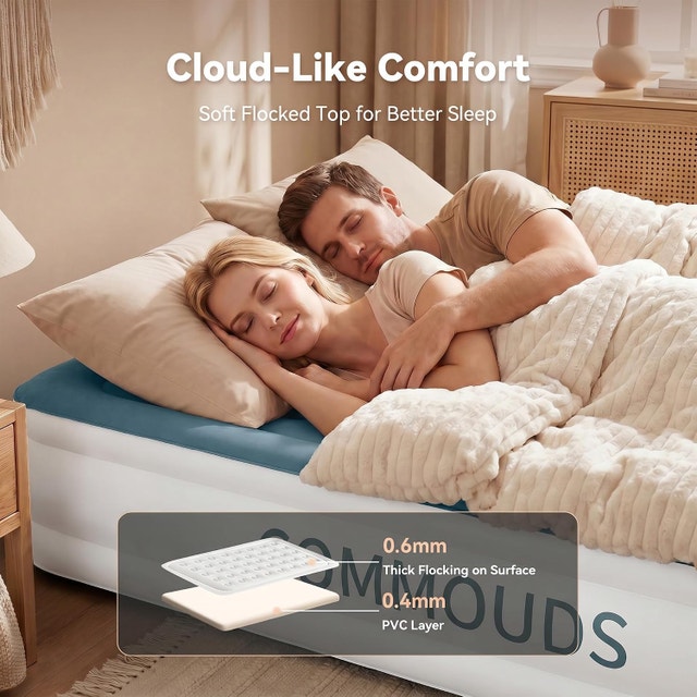 Twin Air Mattress with Built-in Pump, 18" Raised - photo 4
