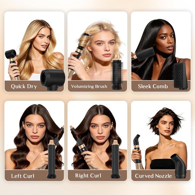 Automatic Wrap Hot Air Styling Comb – 6-in-1 - photo 5