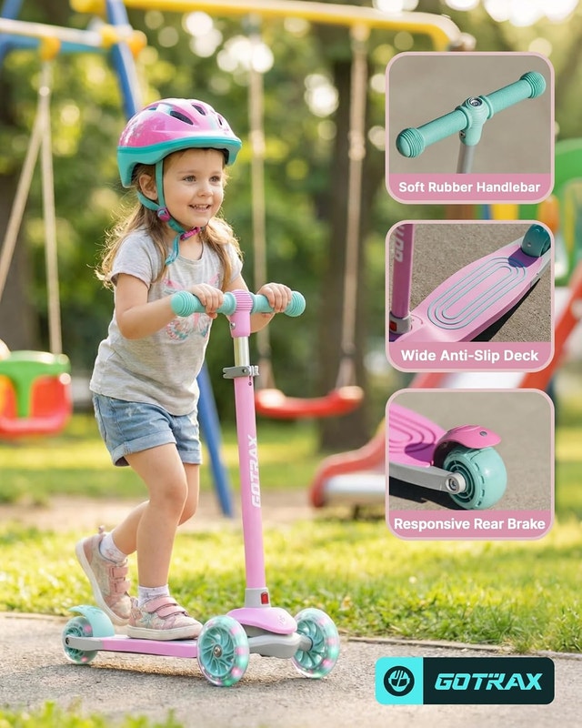 Gotrax KS1 Kids Kick Scooter, LED Lighted Wheels - photo 4