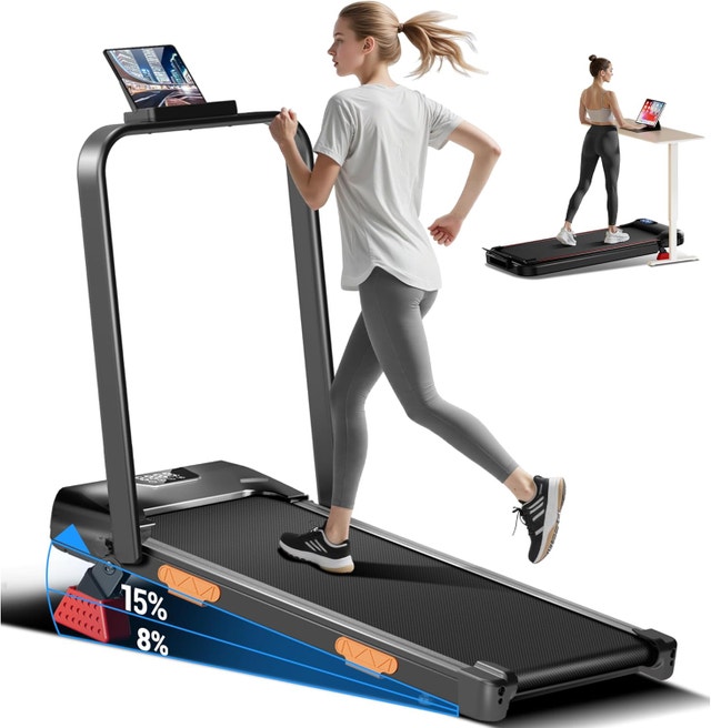 Walking Pad with Handle Bar 2.5HP Portable Walking Pad
