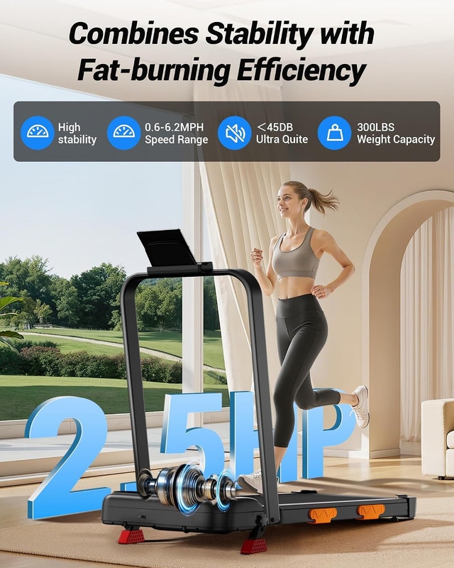 Walking Pad with Handle Bar 2.5HP Portable Walking Pad - photo 4