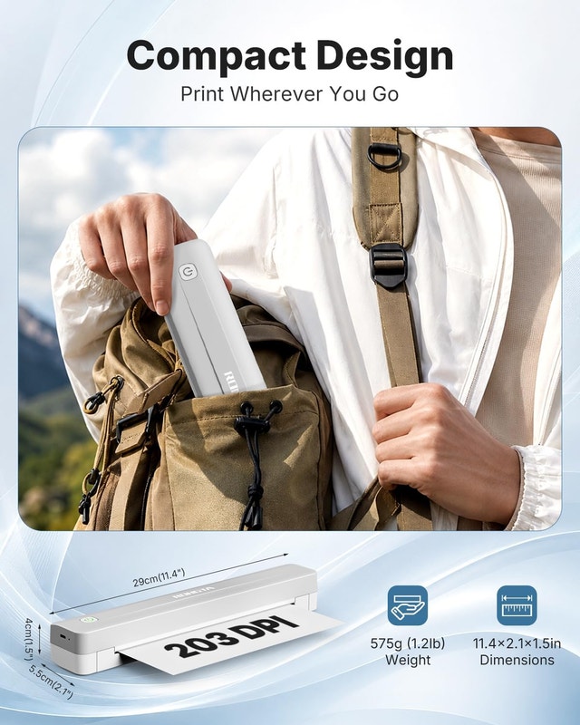 Rongta Bluetooth Thermal Portable Printer for Travel - photo 5
