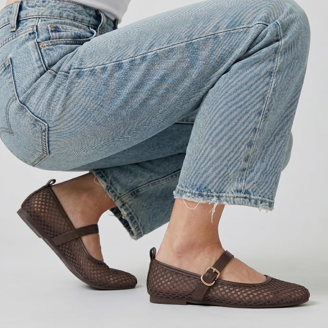 CUSHIONAIRE Gracie Mesh Mary Jane Flats for Women - photo 4
