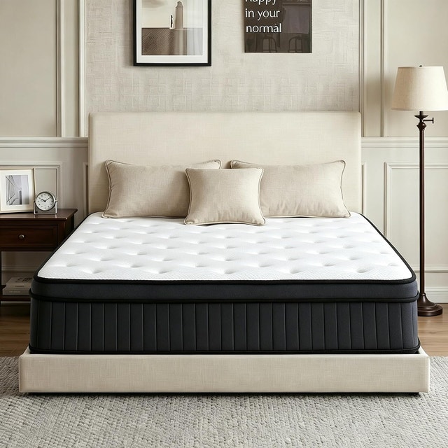 Twin Mattress, 10 Inch Memory Foam Hybrid Mattress Twin