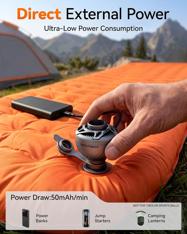 WOLFBOX MegaFlow Mini Portable Air Pump - photo 3