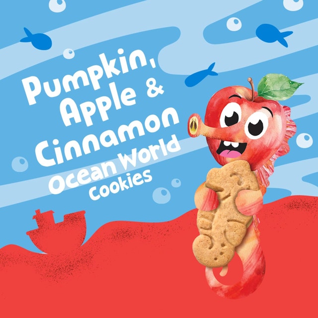 GERBER Get'ems Pumpkin, Apple & Cinnamon Ocean World Cookies - photo 4