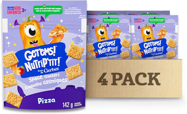 GERBER Get'ems Pizza Space Crackers, Made With Real Fruit