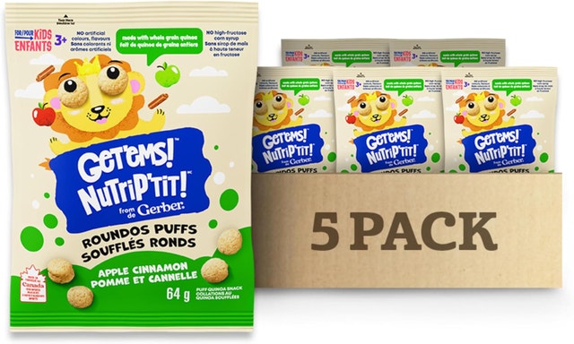 GERBER Get'ems Apple Cinnamon Roundos Puffs