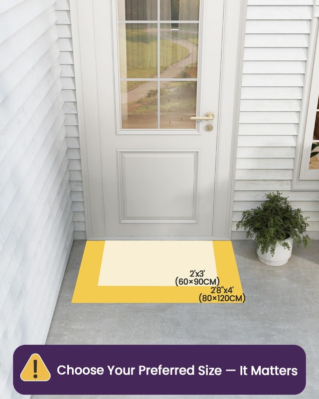 DEXI Outdoor Door Mat for Outside Entrance, 24x36 Traps - photo 2