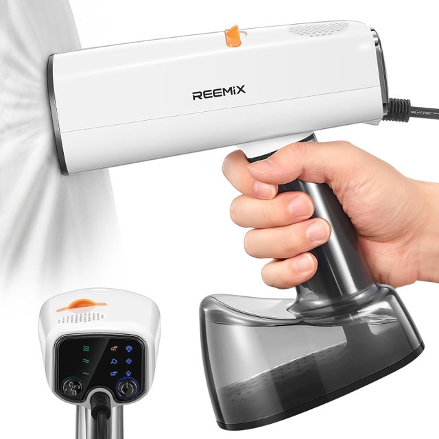 Reemix Vacuum Steamer for Clothes, 4500Pa Suction