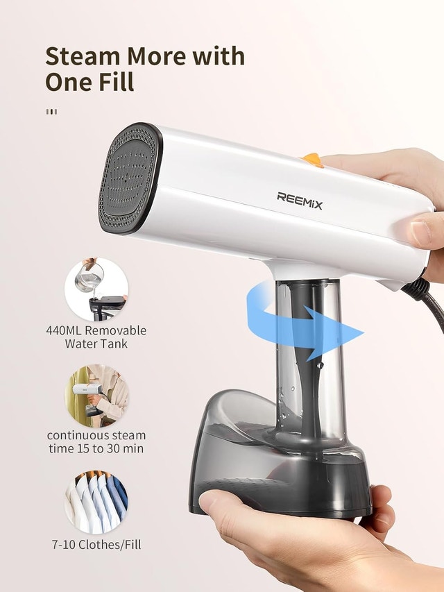 Reemix Vacuum Steamer for Clothes, 4500Pa Suction - photo 5