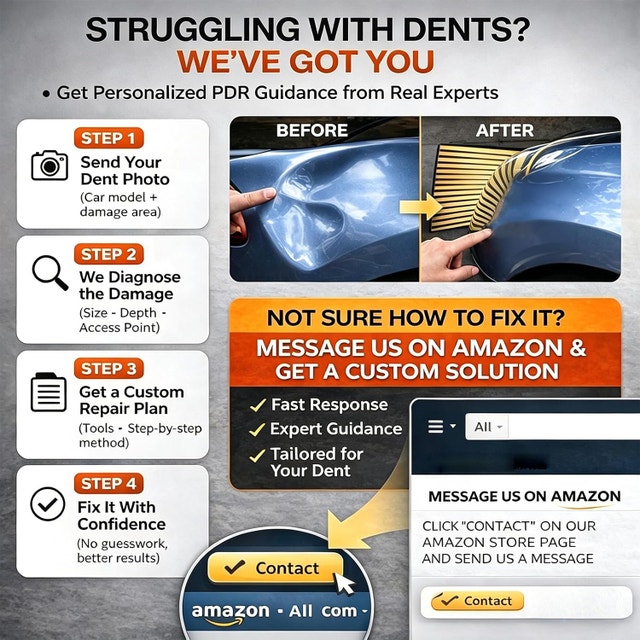 Small Dent Puller Kit, Car Dent Repair Kit with Angle - photo 2