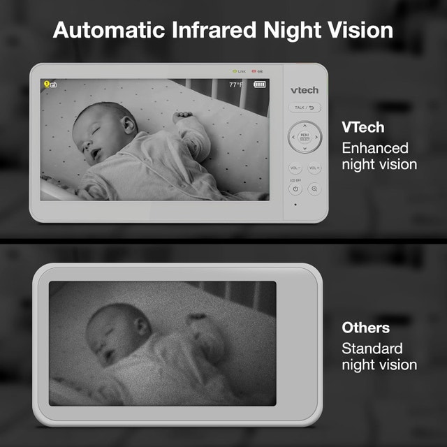 VTech Advanced HQ Max 7" Digital Video Baby Monitor - photo 2
