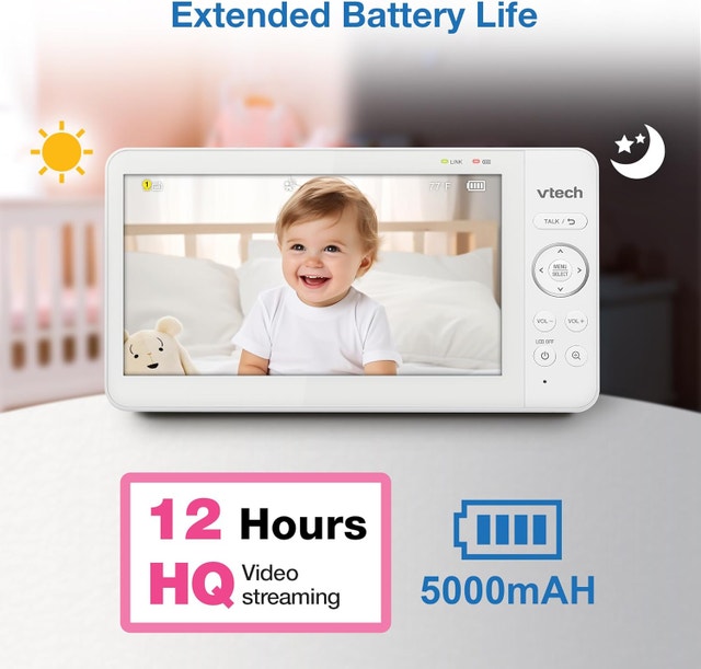 VTech Advanced HQ Max 7" Digital Video Baby Monitor - photo 3