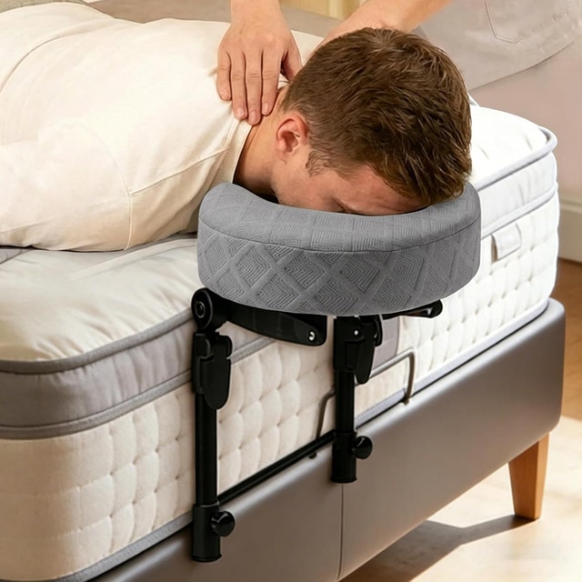 Massage Headrest for Bed with Adjustable Height, Memory - photo 3