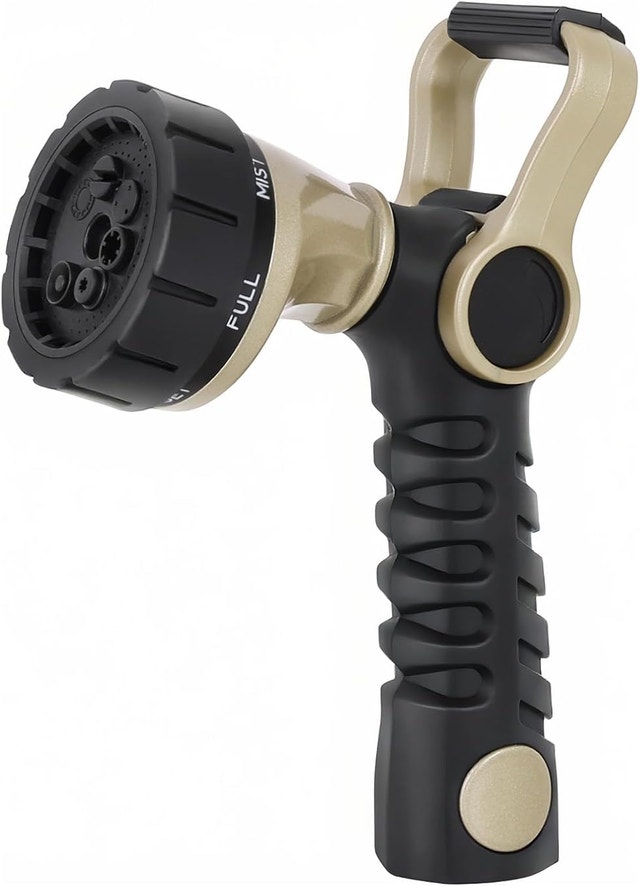 RESTMO Garden Hose Nozzle Heavy Duty, Fireman Style