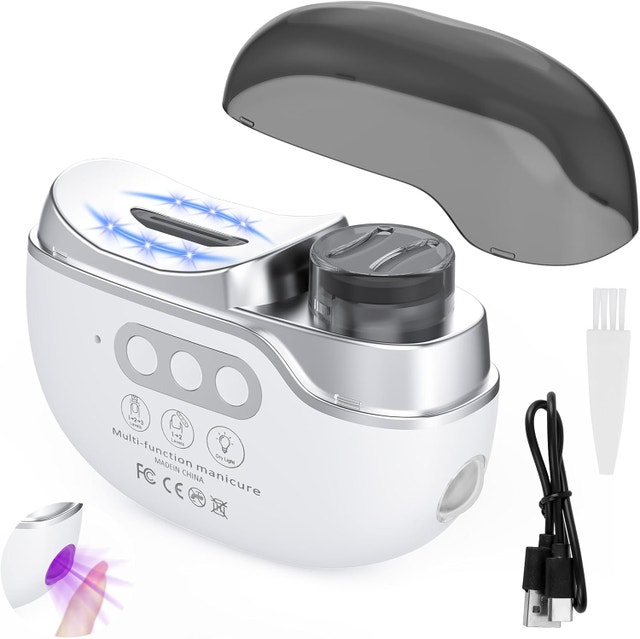 Electric Nail Clipper, 3-in-1 Trimming & Polishing Nail
