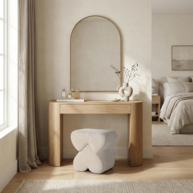 Get Set Style Heart-Shaped Ottoman with Soft Padded - photo 2