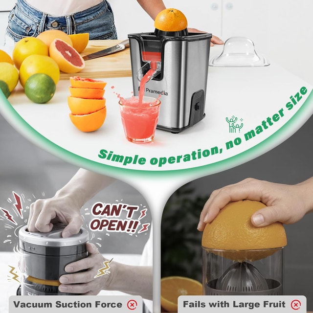 Rechargeable Electric Citrus Juicer, 40W Cordless - photo 3