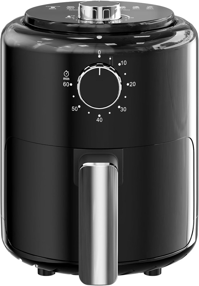 Compact Air Fryer Small 2QT, 4-in-1 Small Mini