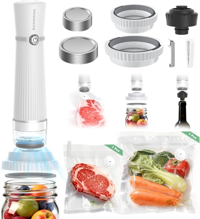 3-in-1 Vacuum Sealer for Food Compatible with Vacuum