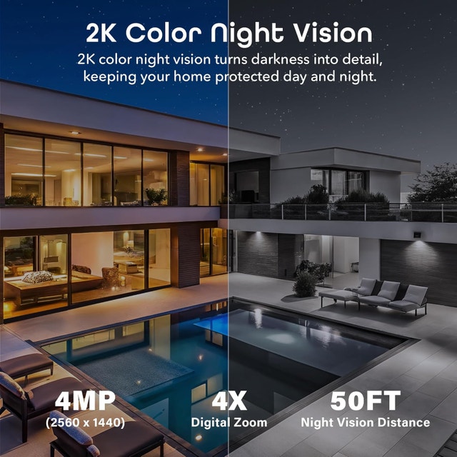 2K Outdoor Auto-Follow Security Camera - photo 5
