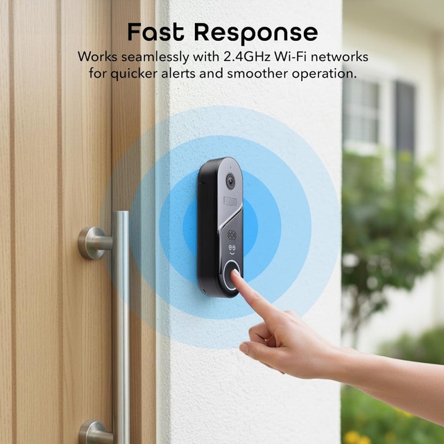 3MP Smart Video Doorbell Camera - photo 4