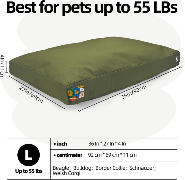36-Inch Waterproof & Chew-Proof Outdoor Dog Bed - photo 5