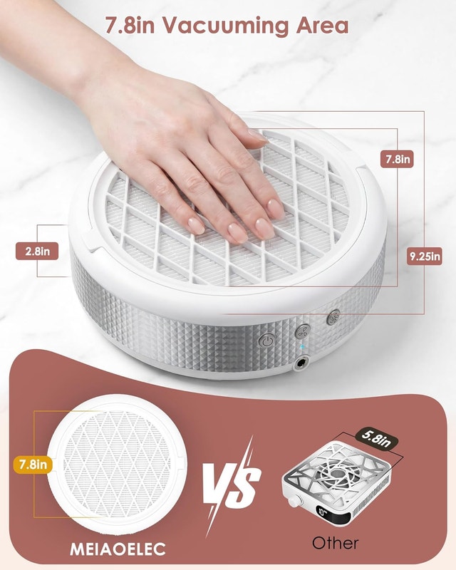Nail Dust Collector, 4 Speed Powerful - photo 3