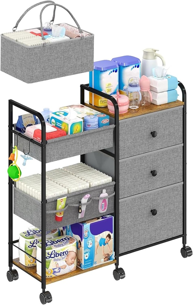 2 In1 Baby Diaper Caddy Organizers and Storage