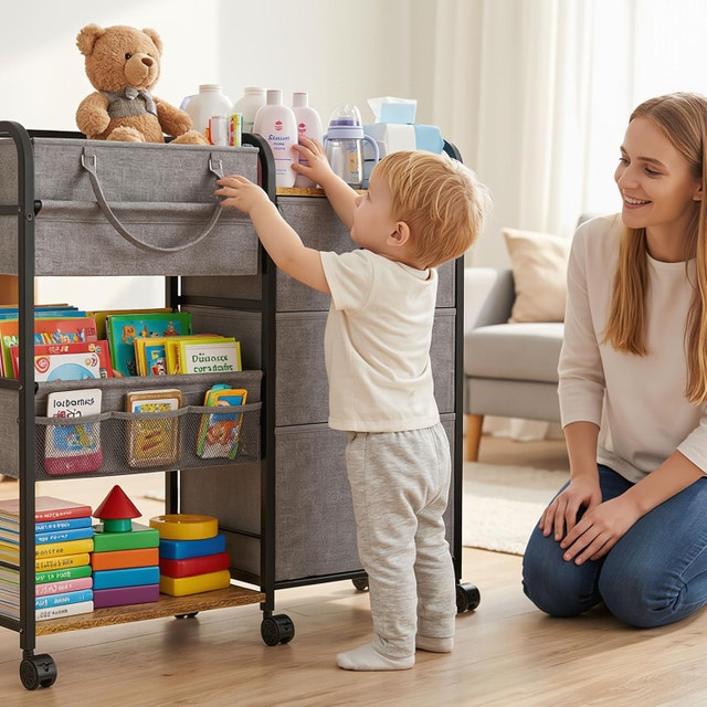 2 In1 Baby Diaper Caddy Organizers and Storage - photo 2